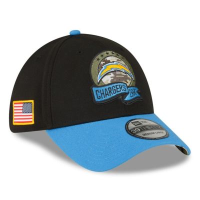 NFL チャージャース キャップ サルートトゥサービス2022 Salute To Service 39THIRTY フレックス ニューエラ/New Era ブラック ブルー
