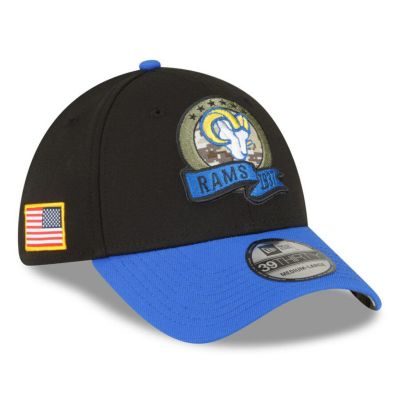 NFL ラムズ キャップ サルートトゥサービス2022 Salute To Service 39THIRTY フレックス ニューエラ/New Era ブラック ブルー