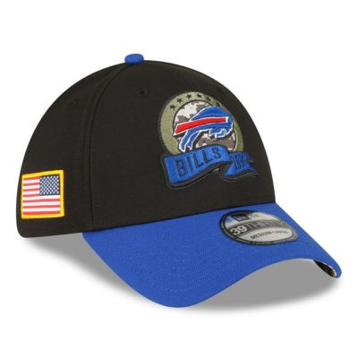 NFL ビルズ キャップ サルートトゥサービス2022 Salute To Service 39THIRTY フレックス ニューエラ/New Era ブラック ロイヤル
