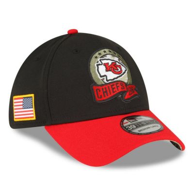 NFL チーフス キャップ サルートトゥサービス2022 Salute To Service 39THIRTY フレックス ニューエラ/New Era ブラック レッド