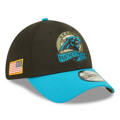 NFL パンサーズ キャップ サルートトゥサービス2022 Salute To Service 39THIRTY フレックス ニューエラ/New Era ブラック ブルー