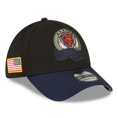 NFL ベアーズ キャップ サルートトゥサービス2022 Salute To Service 39THIRTY フレックス ニューエラ/New Era ブラック ネイビー