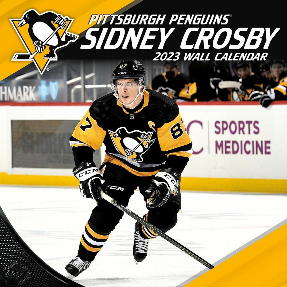 NHL シドニー・クロスビー ペンギンズ カレンダー 2023年 12x12 