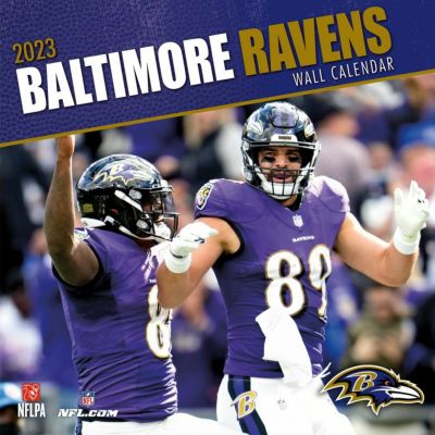 NFL レイブンズ カレンダー 2023年 12x12 チーム 壁掛け Calendar Turner