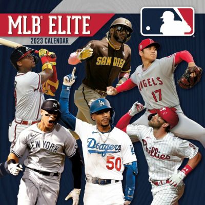 MLB カレンダー 2023年 12x12 エリートプレイヤー 壁掛け Calendar Turner
