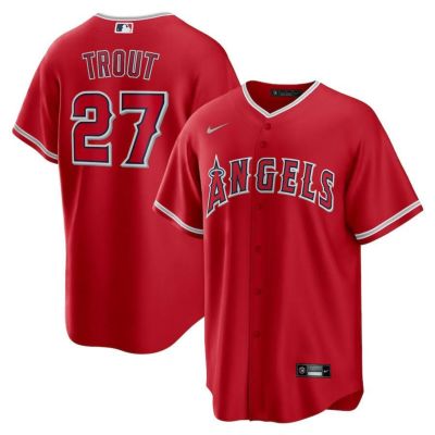 MLB マイク・トラウト エンゼルス ユニフォーム 2020 レプリカジャージ ナイキ/Nike レッド