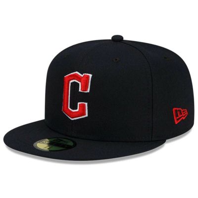 MLB ガーディアンズ キャップ オーセンティック オンフィールド 59FIFTY ゲーム 平つば 輸入盤 ニューエラ/New Era ネイビー ロード