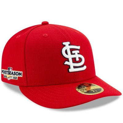 MLB カージナルス キャップ 2022 ポストシーズン サイドパッチ ロープロファイル 59FIFTY Fitted Hat ニューエラ/New Era レッド