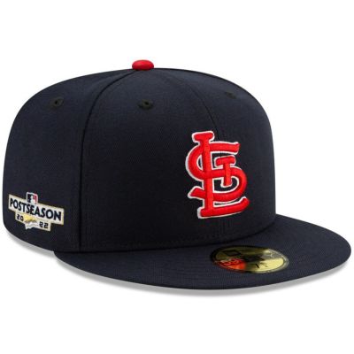 MLB カージナルス キャップ 2022 ポストシーズン サイドパッチ 59FIFTY Fitted Hat ニューエラ/New Era ネイビー