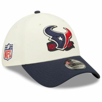 NFL テキサンズ キャップ 2022 サイドライン 39THIRTY 2トーン Flex Cap ニューエラ/New Era クリーム ネイビー