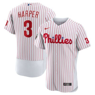 Philadelphia Phillies #3 Bryce Harper Stitched Jersey - Mens Small -New