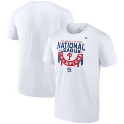 MLB フィリーズ Tシャツ 2022 ナ・リーグ優勝記念 ロッカールーム T-Shirt Fanatics ホワイト