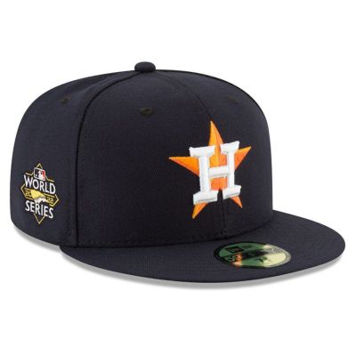 MLB アストロズ キャップ 2022 ワールドシリーズ進出記念 サイドパッチ 59FIFTY Fitted ニューエラ/New Era ネイビー