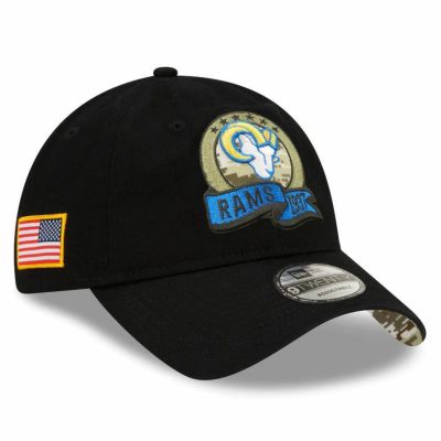 NFL ラムズ キャップ サルートトゥサービス 2022 Salute To Service 9TWENTY Adjustable Hat ニューエラ/New Era ブラック