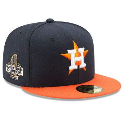 MLB アストロズ キャップ 2022 ワールドシリーズ 優勝記念 Champions ロード 59FIFTY Fitted ニューエラ/New Era Navy/Orange 