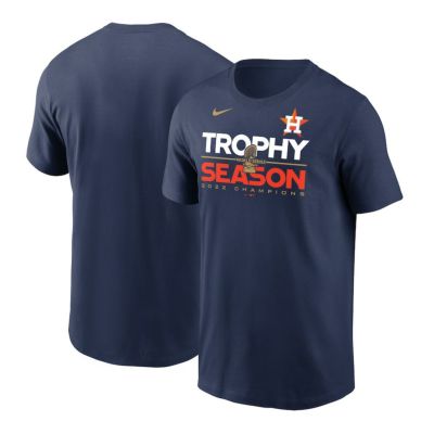 MLB アストロズ Tシャツ 2022 ワールドシリーズ 優勝記念 Champions Commissioner's Trophy T-Shirt ナイキ/Nike ネイビー