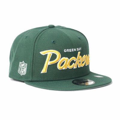 NFL パッカーズ キャップ スクリプトアップ 9FIFTY Snapback Cap ニューエラ/New Era グリーン