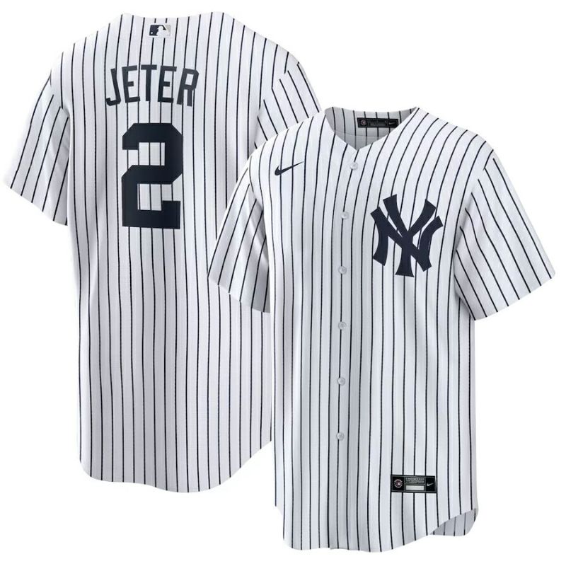 MLB デレク・ジーター ヤンキース ユニフォーム レプリカ Player Jersey ジャージ ナイキ/Nike ホワイト | セレクション |  MLB NBA NFL プロ野球グッズ専門店 公式オンラインストア