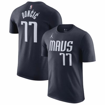 NBA ルカ・ドンチッチ マーベリックス Tシャツ 2022/23 ステートメント エディション ネーム＆ナンバー T-Shirt ナイキ/Nike ネイビー