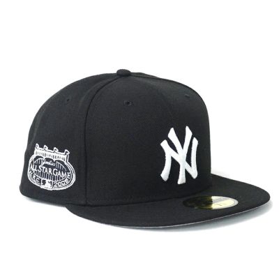 MLB ヤンキース キャップ 59FIFTY サイドパッチアップ Black Cap ニューエラ/New Era オールスターゲーム2008 ブラック