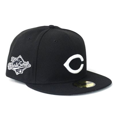 MLB シンシナティ・レッズ キャップ 59FIFTY サイドパッチアップ Black