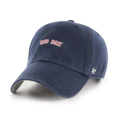 MLB レッドソックス キャップ Base Runner Script Clean Up Cap 47 Brand ネイビー