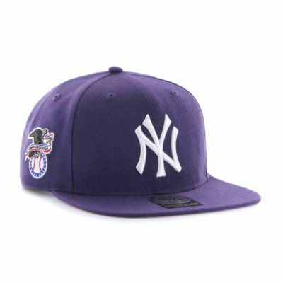 MLB ヤンキース キャップ Sure Shot Captain Cap 47Brand パープル