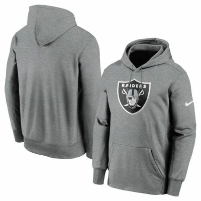 NFL レイダース パーカー プライムロゴ Therma Pullover Hoodie ナイキ/Nike グレー