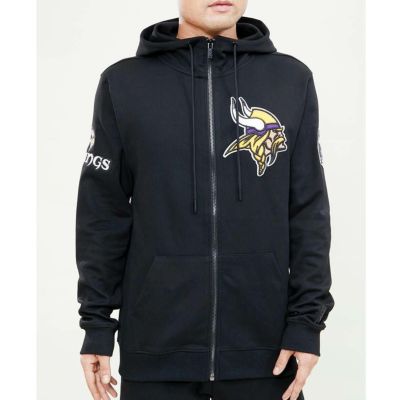 NFL バイキングス パーカー Logo Zipper フーディー Pro Standard