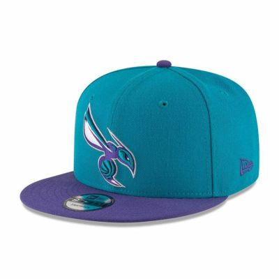 NBA シャーロット・ホーネッツ キャップ 2-Tone 9FIFTY Cap ニューエラ/New Era ティール パープル