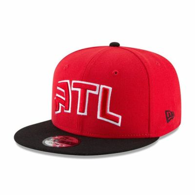 NBA アトランタ・ホークス キャップ 2-Tone 9FIFTY Cap ニューエラ/New Era レッド ブラック