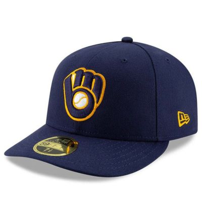 MLB ブリュワーズ キャップ ロープロファイル Low Profile 59FIFTY LP オーセンティック ニューエラ/New Era ホーム【nejp】