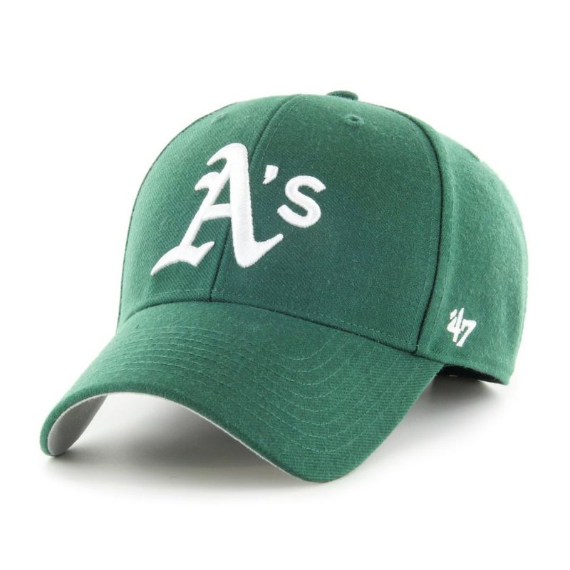 MLB アスレチックス キャップ MVP Cap 47Brand ダークグリーン