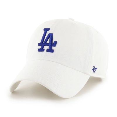 MLB ドジャース キャップ Clean Up Cap 47Brand ホワイト ブルー