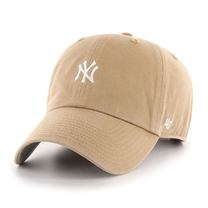 MLB ヤンキース キャップ Base Runner Clean Up Cap 47Brand カーキ