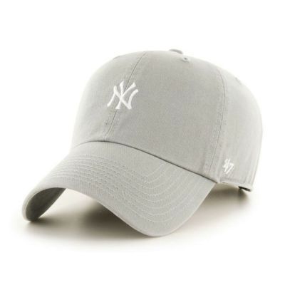 MLB ヤンキース キャップ Base Runner Clean Up Cap 47Brand グレー