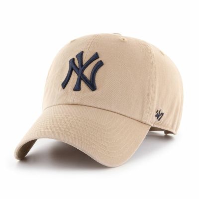MLB ヤンキース キャップ Clean Up Cap 47Brand カーキー ネイビー