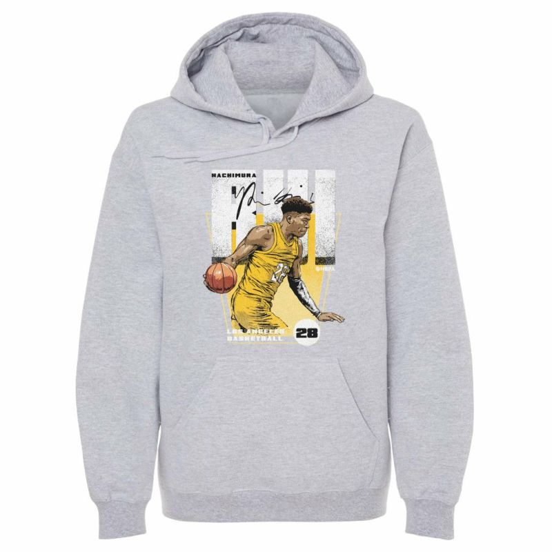 NBA 八村塁 レイカーズ パーカー Premiere Hoodie 500Level グレー | セレクション | MLB NBA NFL  プロ野球グッズ専門店 公式オンラインストア