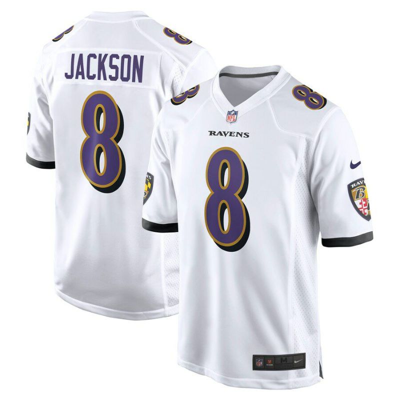 NFL ラマー・ジャクソン レイブンズ ユニフォーム Game Jersey ナイキ/Nike ホワイト 23nplf | セレクション | MLB  NBA NFL プロ野球グッズ専門店 公式オンラインストア