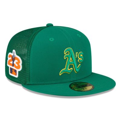 MLB アスレチックス キャップ 2023 スプリングトレーニング Spring Training 59FIFTY Fitted Hat ニューエラ/New Era グリーン