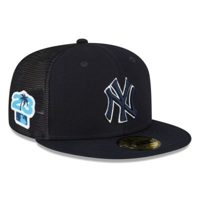 MLB ヤンキース キャップ 2023 スプリングトレーニング Spring Training 59FIFTY Fitted Hat ニューエラ/New Era ネイビー