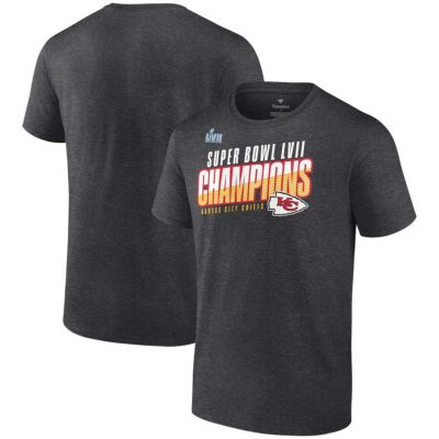 NFL チーフス Tシャツ 第57回 スーパーボウル 優勝記念 Victory Formation T-Shirt Fanatics ヘザーチャコール