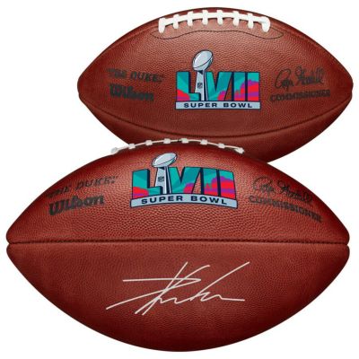 2000年NFLプロボウルロゴ入り直筆サインボール Elijah Moore Signed Wilson Official NFL Replica Football (JSA) -