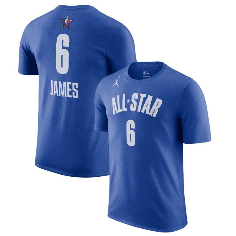 NBA レブロン・ジェームズ Tシャツ NBAオールスター2023 All-Star Name & Number T-Shirt Jordan  Brand ブルー | セレクション | MLB NBA NFL プロ野球グッズ専門店 公式オンラインストア