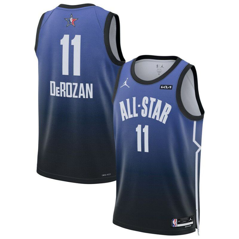 NBA デマー・デローザン ユニフォーム NBAオールスター2023 All-Star Swingman Jersey Jordan Brand  ブルー | セレクション | MLB NBA NFL プロ野球グッズ専門店 公式オンラインストア