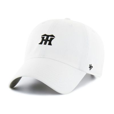 阪神タイガース グッズ キャップ ミニロゴ Clean Up Cap 47 Brand ホワイト