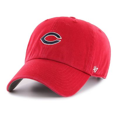 広島カープ グッズ キャップ ミニロゴ Clean Up Cap 47 Brand ネイビー レッドロゴ