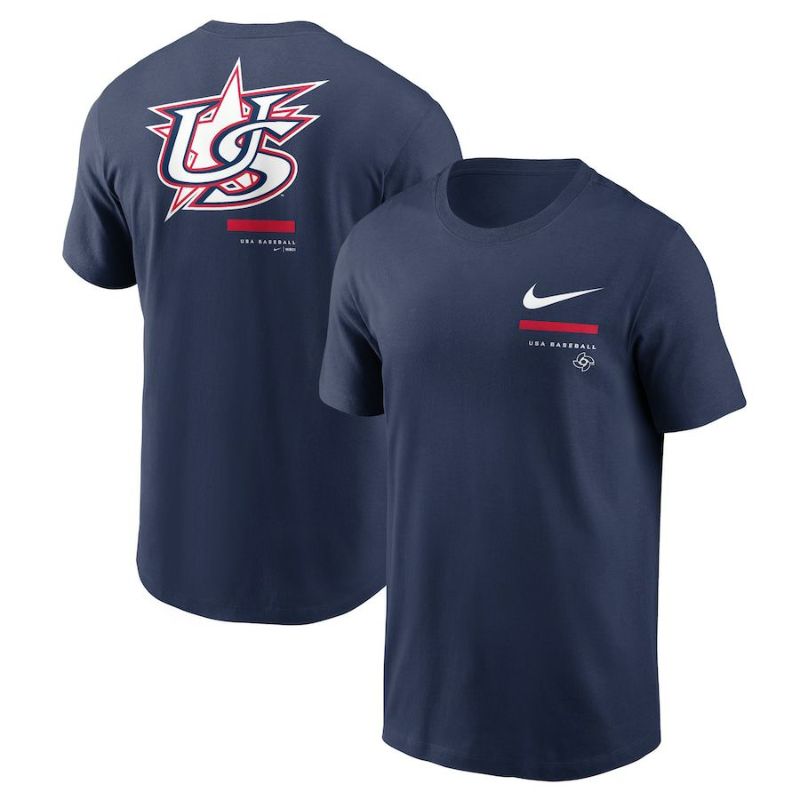 WBC アメリカ代表 USA Tシャツ 2023 World Baseball Classic Over Shoulder T-Shirt ナイキ/ Nike ネイビー セレクション MLB NBA NFL プロ野球グッズ専門店 公式オンラインストア