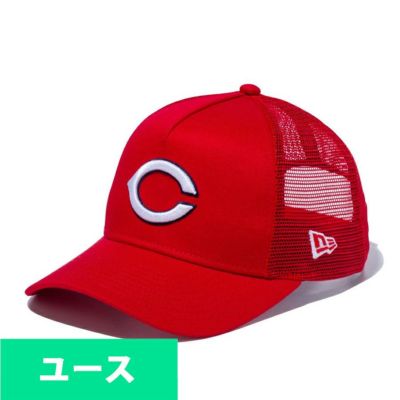 広島カープ グッズ メッシュキャップ ユース 9FORTY A-Frame トラッカーメッシュ  Cap ニューエラ/New Era スカーレット