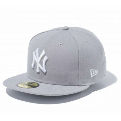 MLB ヤンキース キャップ 59FIFTY Custom カラー Cap ニューエラ/New Era グレー/ホワイト【nejp】